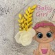 قواعد اكريليك مولوده Baby Girl